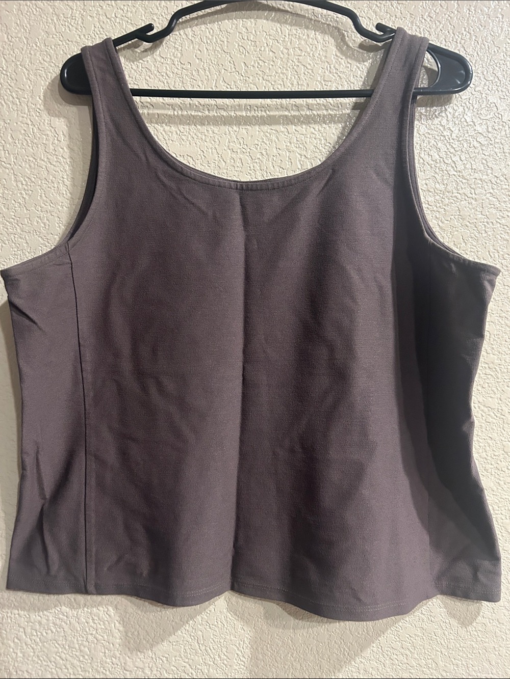 Eileen Fisher Scoop Neck Tank in brown Women’s size L